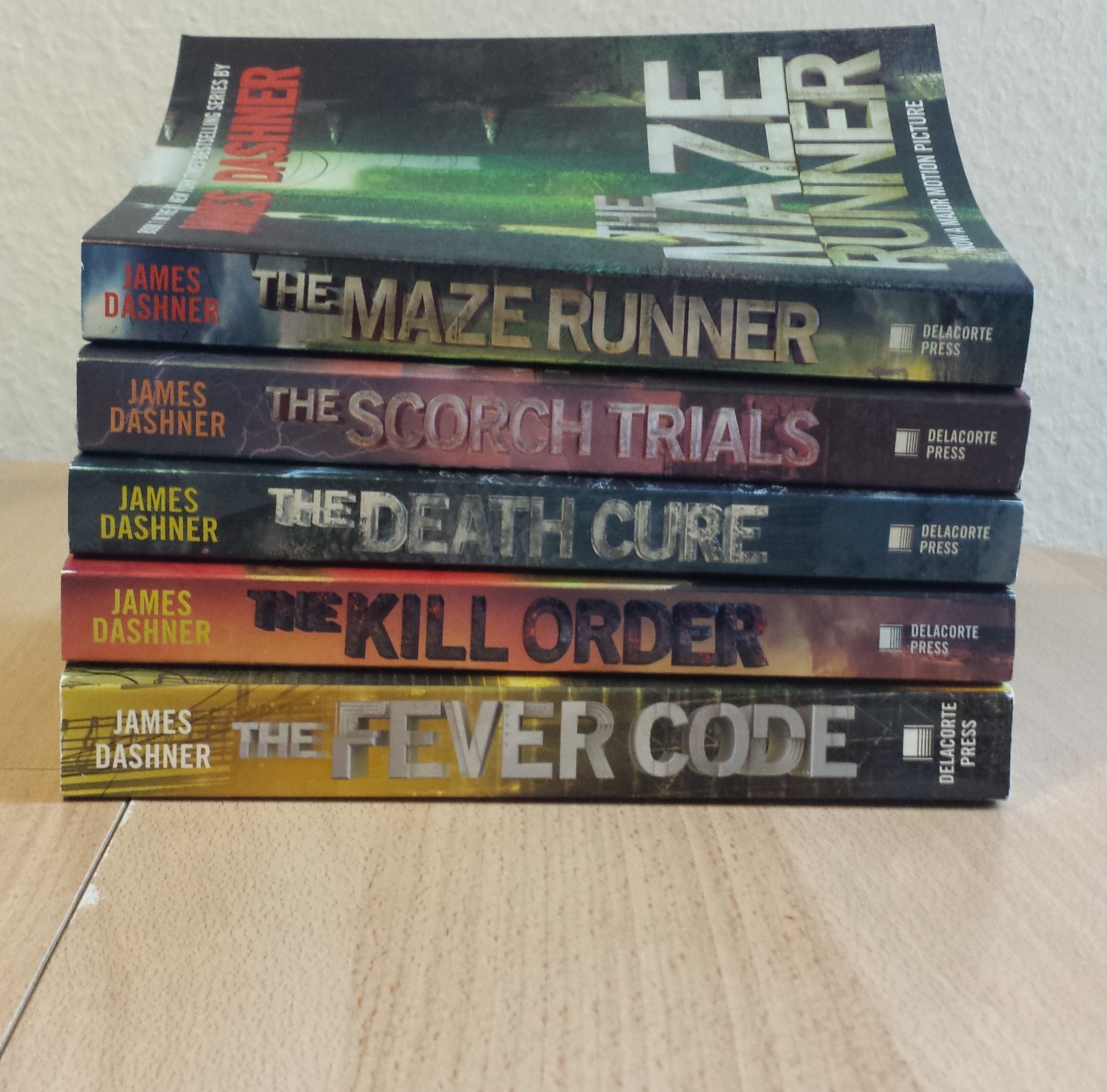 the order of maze runner books